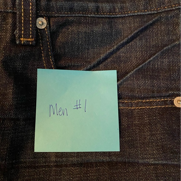 Levi’s 501 Mens Button Fly Jeans 90s Baggy Y2K Size 32x30 Blue Vintage - Picture 8 of 8